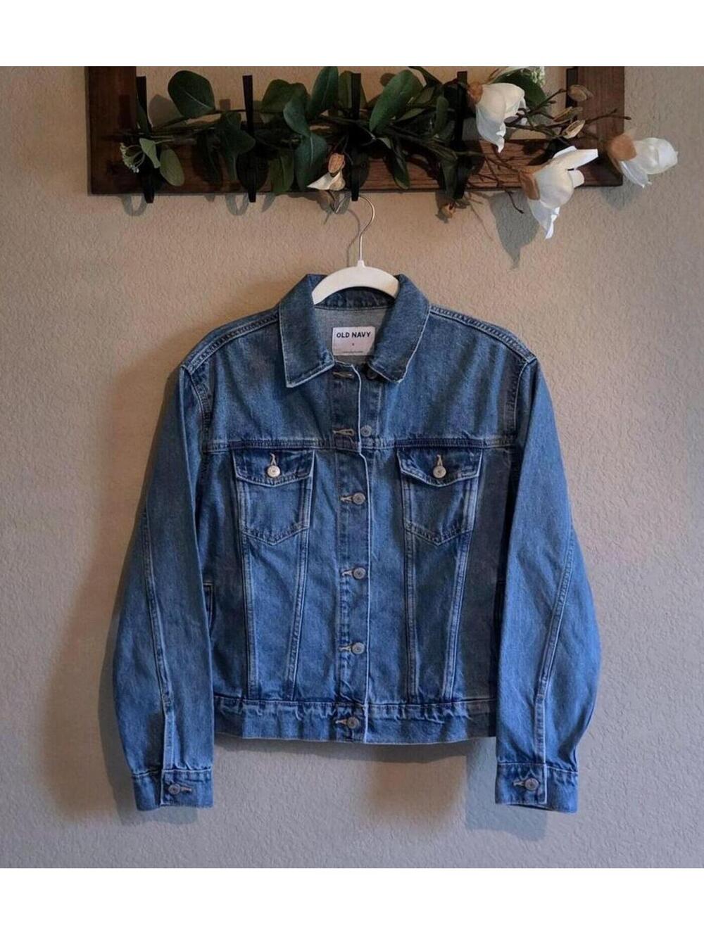 Old Navy Classic Blue Denim Jacket Size Small